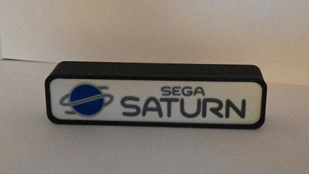 SEGA SATURN - Retro Gaming Lighted Sign