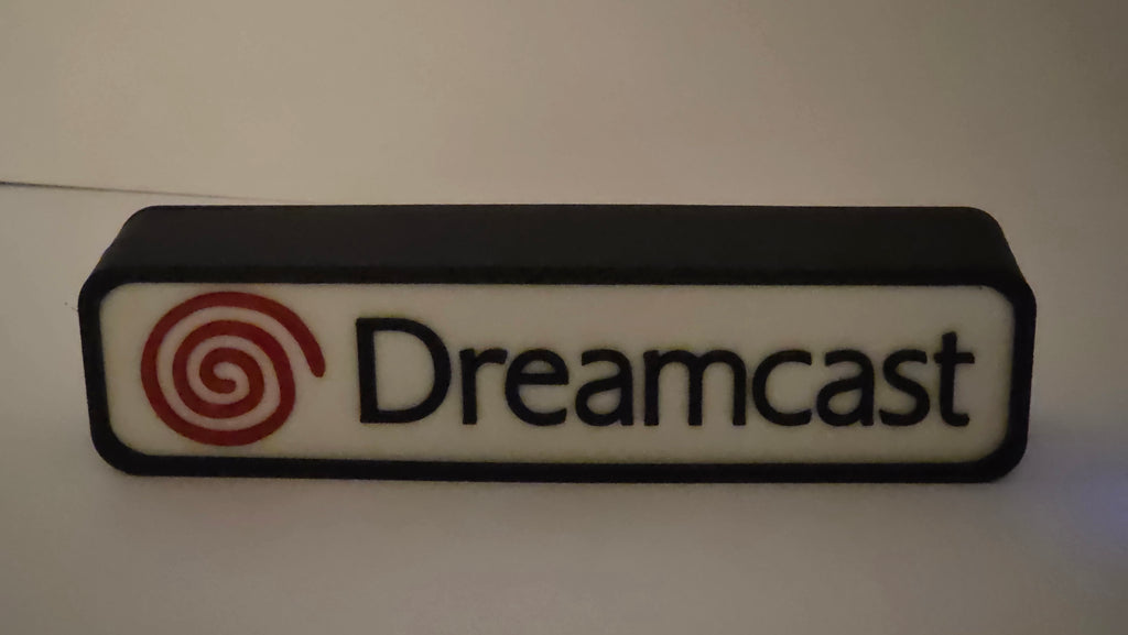 SEGA DREAMCAST - Retro Gaming Lighted Sign
