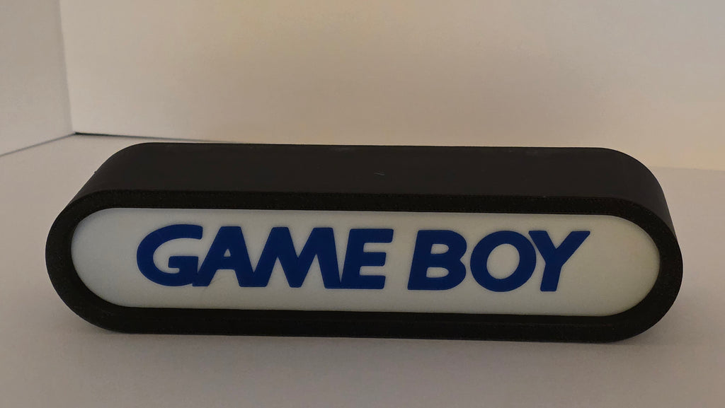 NINTENDO GAMEBOY - Retro Gaming Lighted Sign