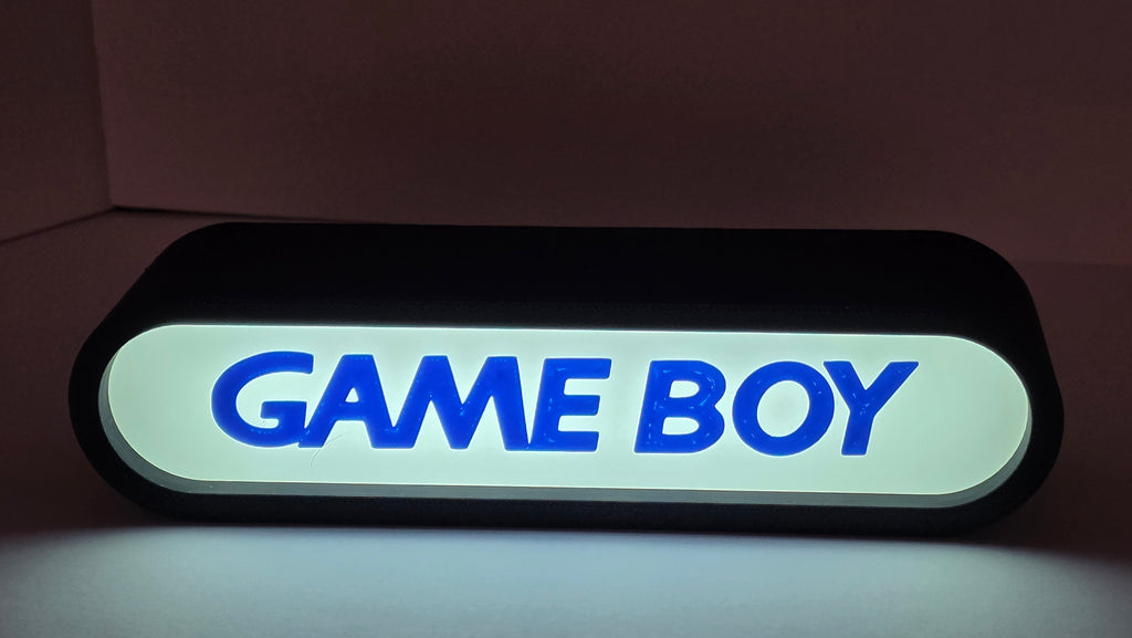 NINTENDO GAMEBOY - Retro Gaming Lighted Sign