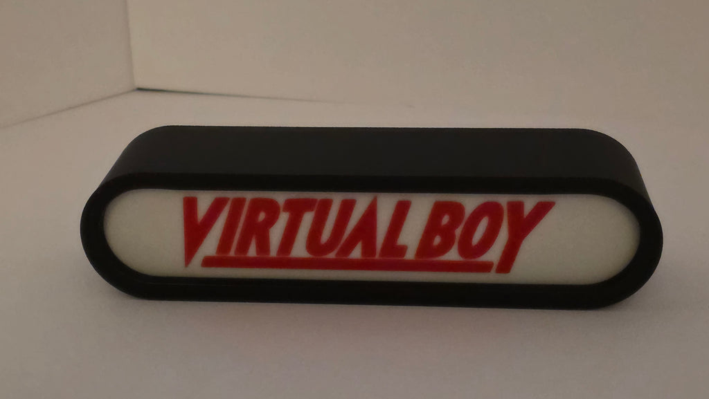 VIRTUAL BOY - Retro Gaming Lighted Sign