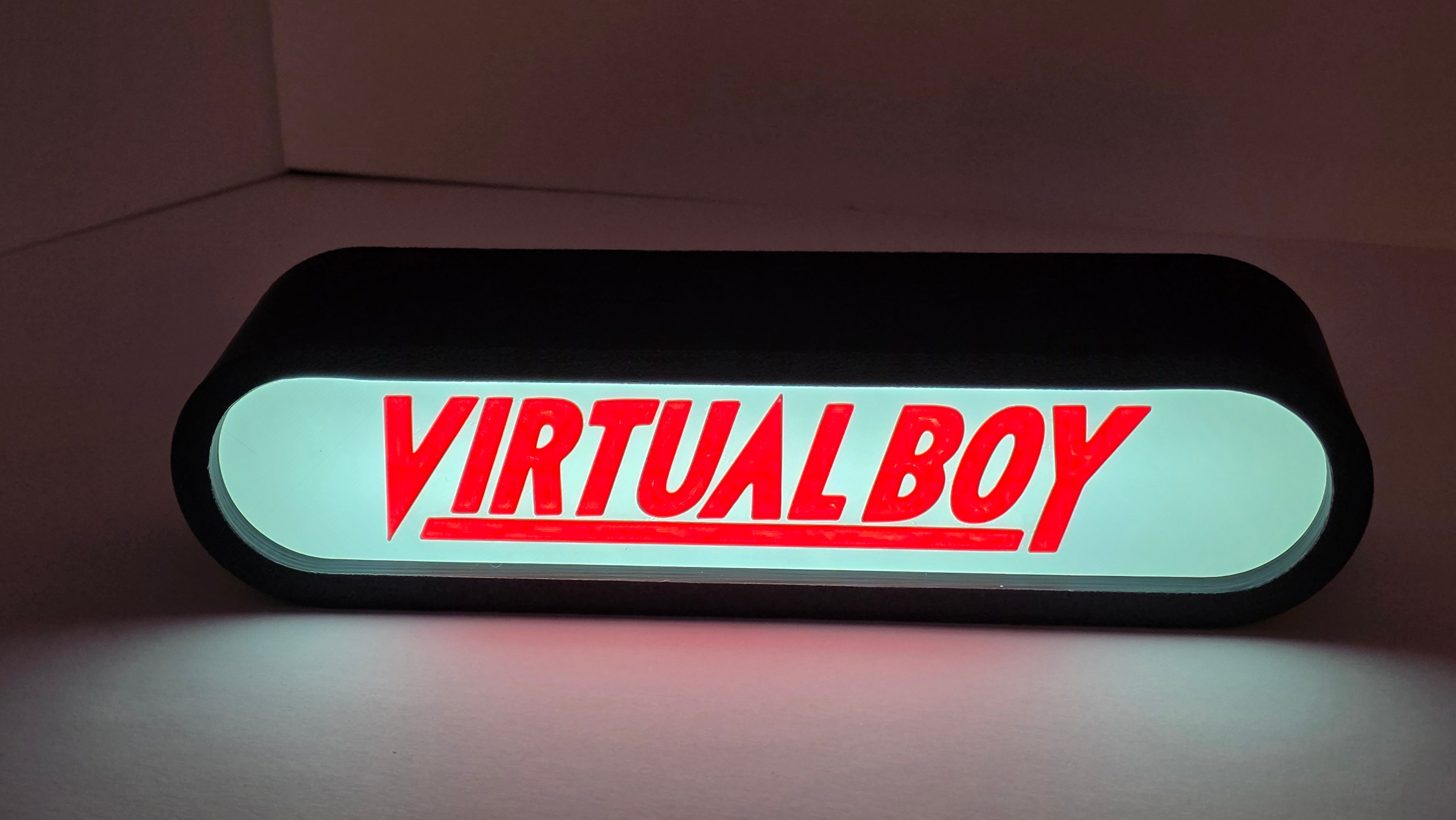 VIRTUAL BOY - Retro Gaming Lighted Sign