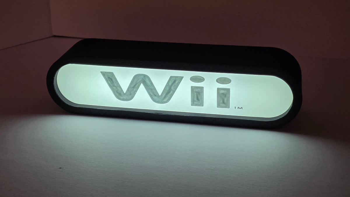 NES Wii - Retro Gaming Lighted Sign