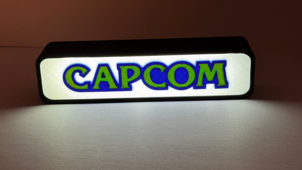 CAPCOM - Retro Gaming Lighted Sign