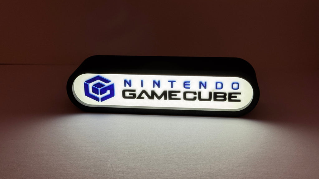 NINTENDO GAMECUBE - Retro Gaming Lighted Sign