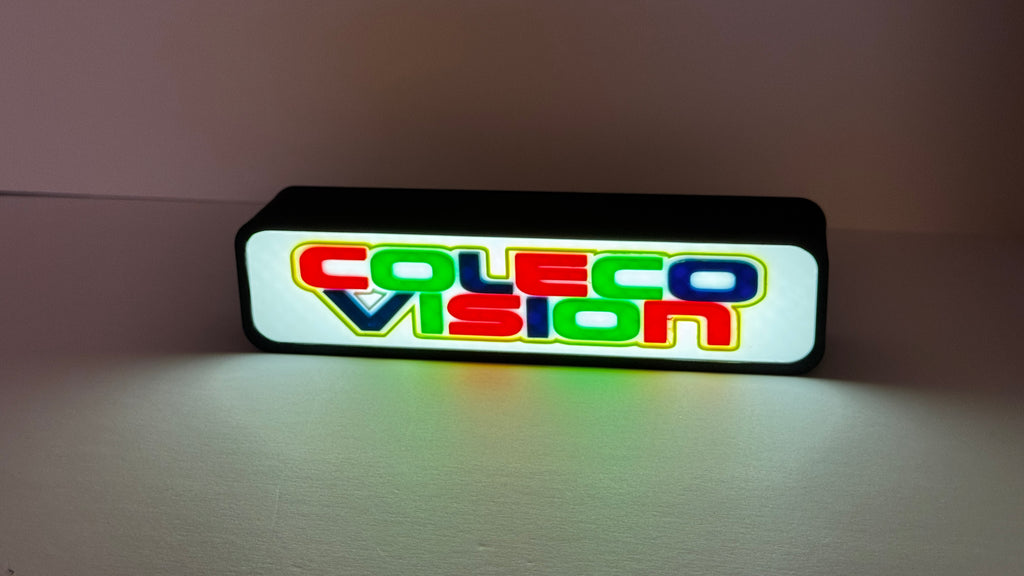 COLECOVISION - Retro Gaming Lighted Sign