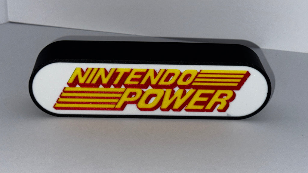 NINTENDO POWER MAGAZINE - Retro Gaming Lighted Sign