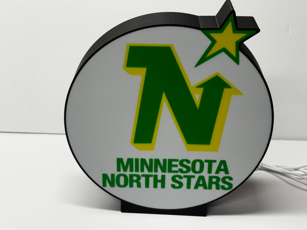 MINNESOTA NORTH STARS - Lighted Sign