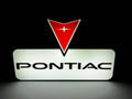 PONTIAC - Retro Automotive Lighted Sign