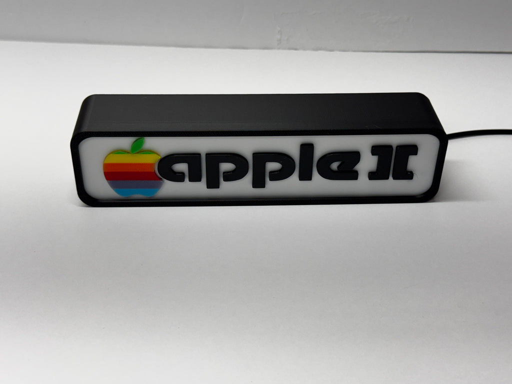 APPLE II - Retro Gaming Lighted Sign