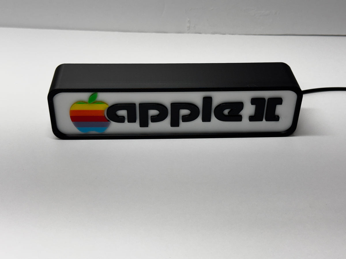 APPLE II - Retro Gaming Lighted Sign