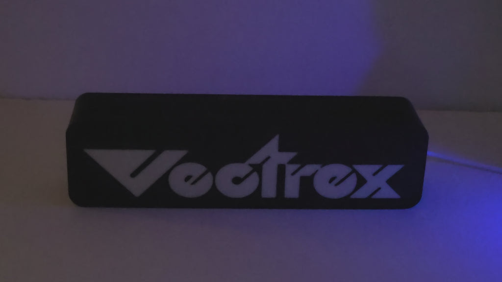 VECTREX - Retro Gaming Lighted Sign