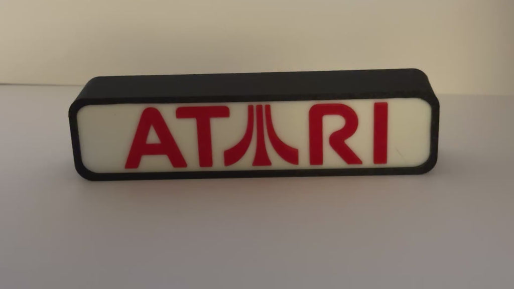ATARI - Retro Gaming Lighted Sign