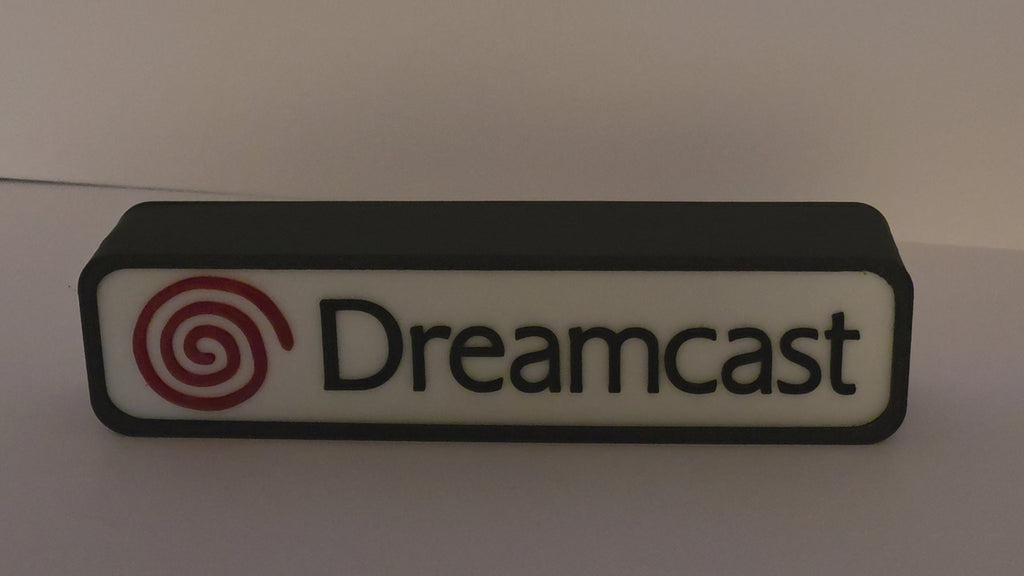 SEGA DREAMCAST - Retro Gaming Lighted Sign