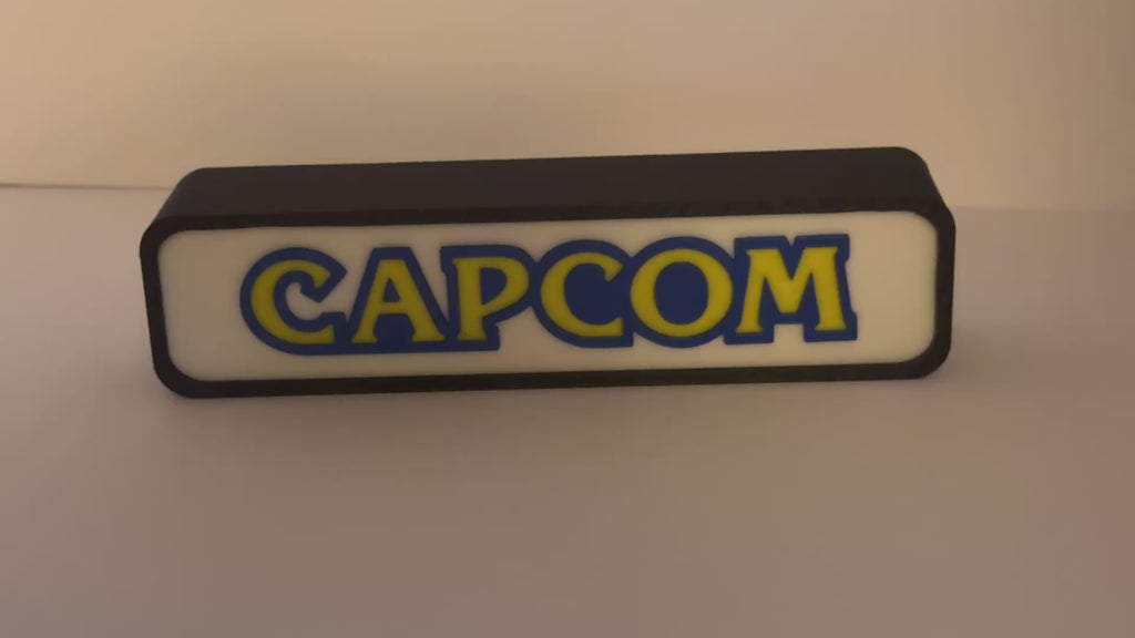 CAPCOM - Retro Gaming Lighted Sign