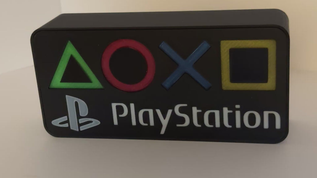 PLAYSTATION - Retro Gaming Lighted Sign