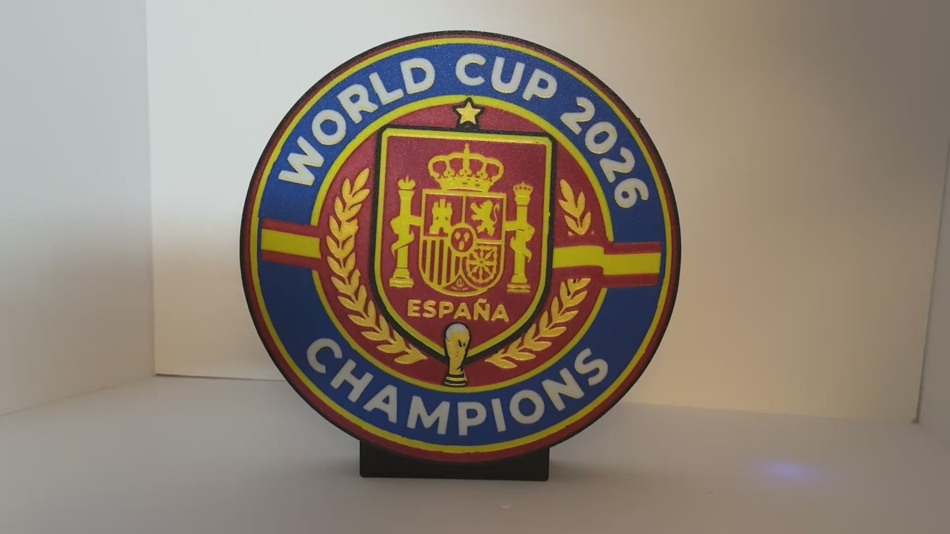 2026 World Cup Champions Spain - Lighted Sign