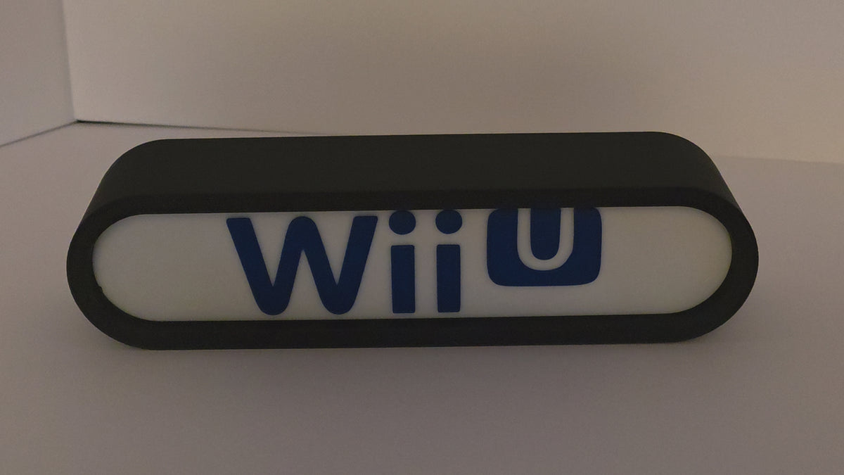 NES Wii U - Retro Gaming Lighted Sign
