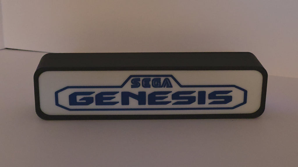 SEGA GENESIS - Retro Gaming Lighted Sign