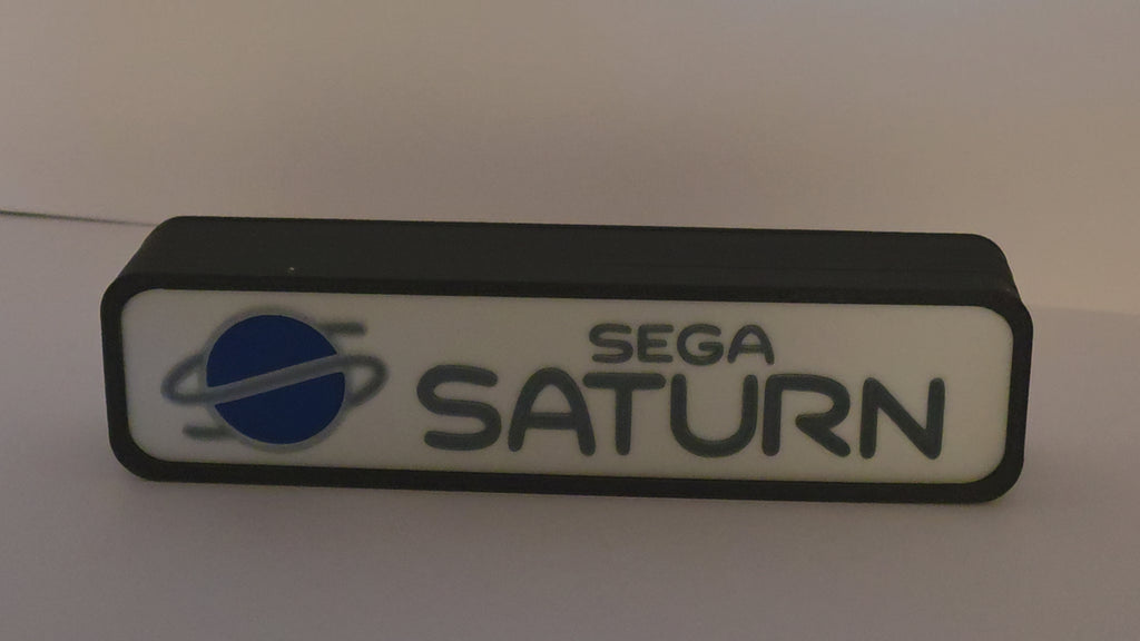 SEGA SATURN - Retro Gaming Lighted Sign
