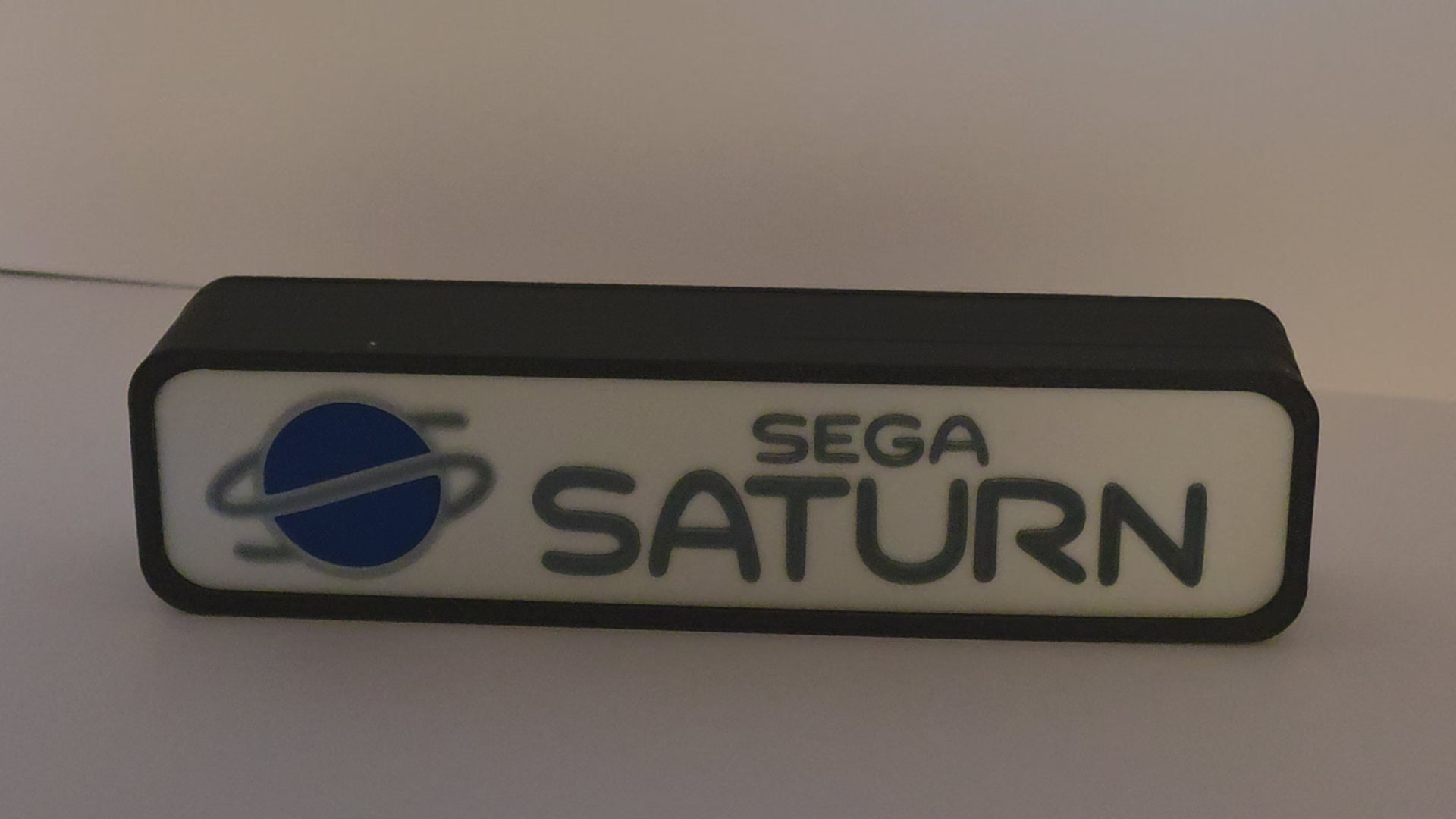 SEGA SATURN - Retro Gaming Lighted Sign