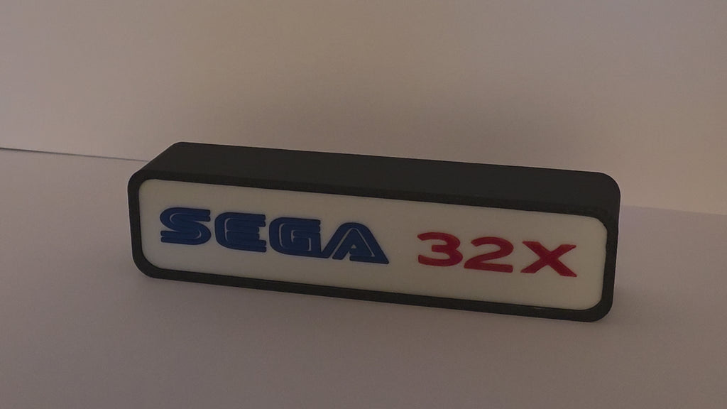 SEGA 32X - Retro Gaming Lighted Sign