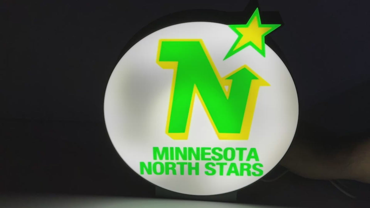 MINNESOTA NORTH STARS - Lighted Sign